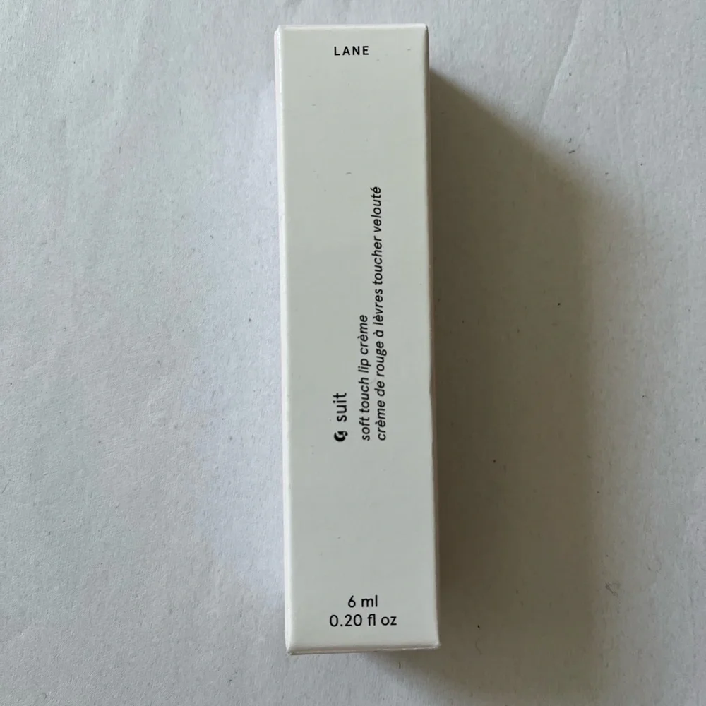 Glossier G Suit Soft touch lip crème color LANE NIB